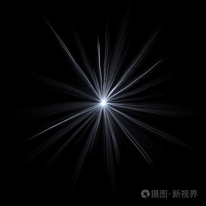 发光的白色恒星