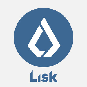 Lisk Lsk 矢量徽标分散的 blockchain 应用程序在 Javascript, 加密货币