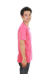 有体态矫正器的肌肉男.