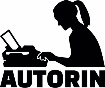 作家概念剪影羽毛笔写作羽毛笔标志设计.