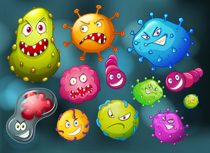 细菌与怪物脸
