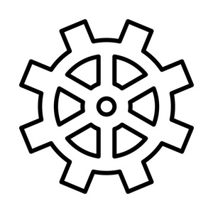齿轮简单图标