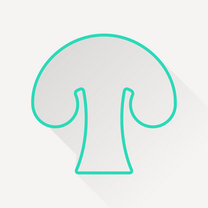 矢量蘑菇图标