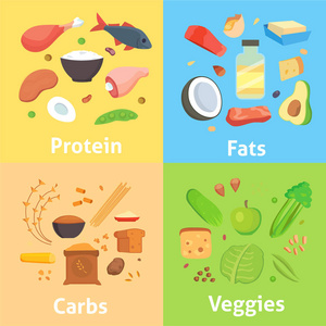 碳水化合物食物图标图片