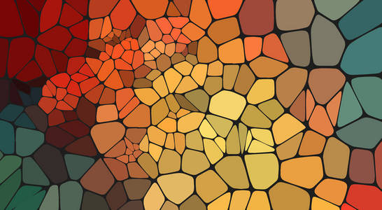 彩色 voronoi 抽象2d 几何背景