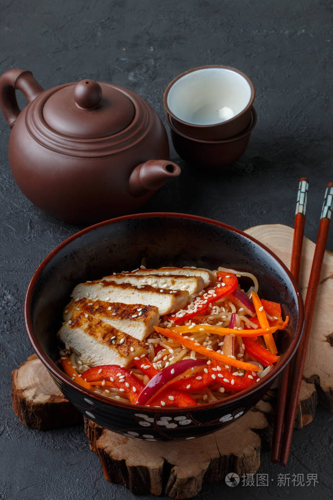 东方美食.选择性的焦点