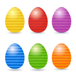 组的颜色的复活节彩蛋