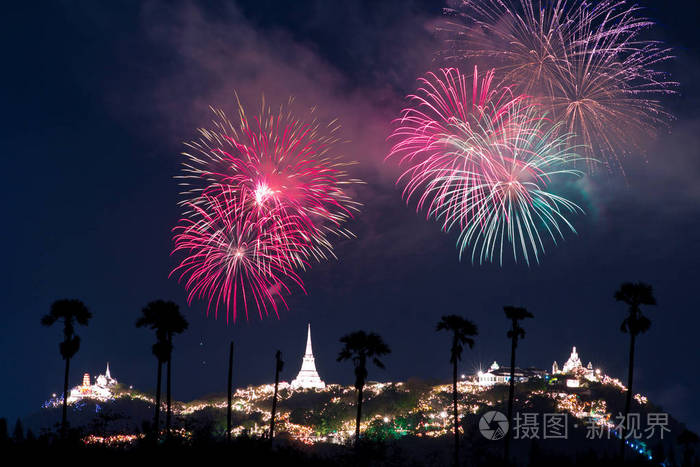 烟花在年度碧武里