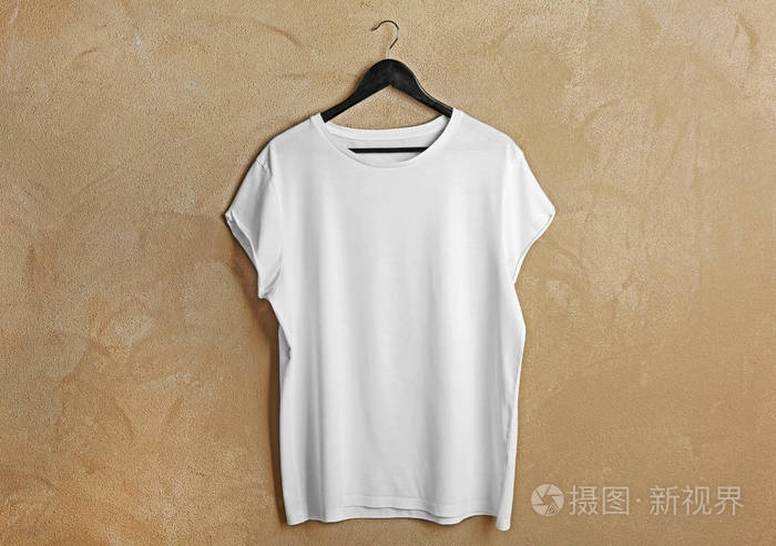空白的白色t恤