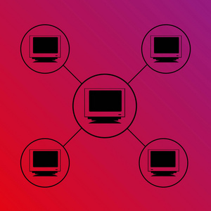 网络图标矢量图