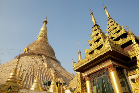 shwedagon 塔 仰光，缅甸