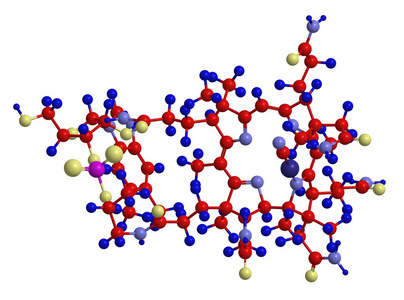 维生素B12钴胺的分子结构
