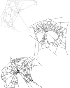 三个蜘蛛网