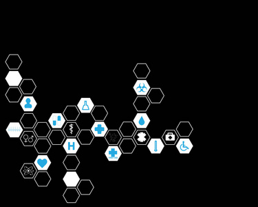 抽象分子医学背景图片