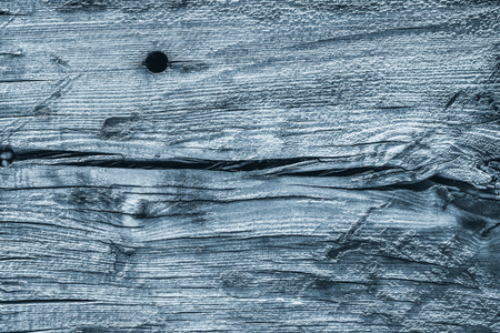 老风化破碎的方木柱式染蓝色 Grunge 表面纹理细节