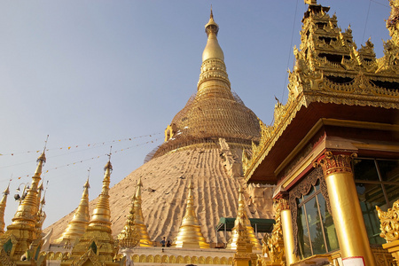 shwedagon 塔 仰光，缅甸