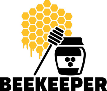 养蜂蜂窝和蜜罐作业标题