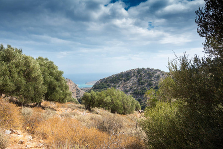 spinalonga，克里特岛，希腊的小岛