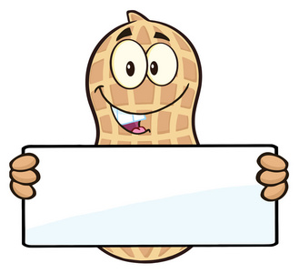 有趣的花生卡通吉祥物形象照片