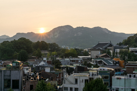 Samcheongdong 落日