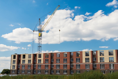 乌扬诺夫斯克，俄罗斯。新建住宅小区