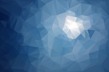 蓝色三角背景图片