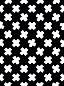 矢量黑色和白色无缝花纹的十字架照片