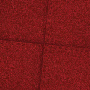 红色的皮革纹理装饰带缝