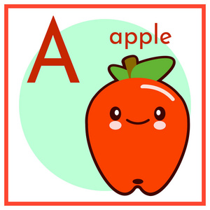 字母水果图图片