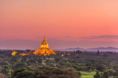 缅甸古庙景观