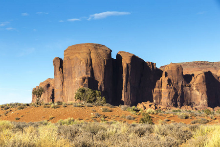 纪念碑谷国家公园位于美国亚利桑那州
