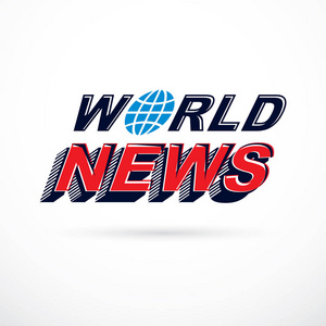 设置公共关系和新闻发布会标志的白色背景插画 正版商用图片044drm 摄图新视界