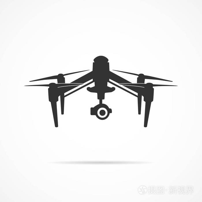 矢量图像无人机图标