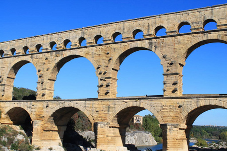 在法国 pont du gard