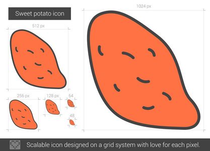 甘薯线图标