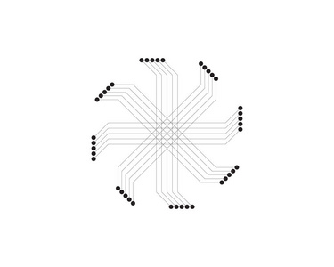 抽象的未来数字科学技术概念图片