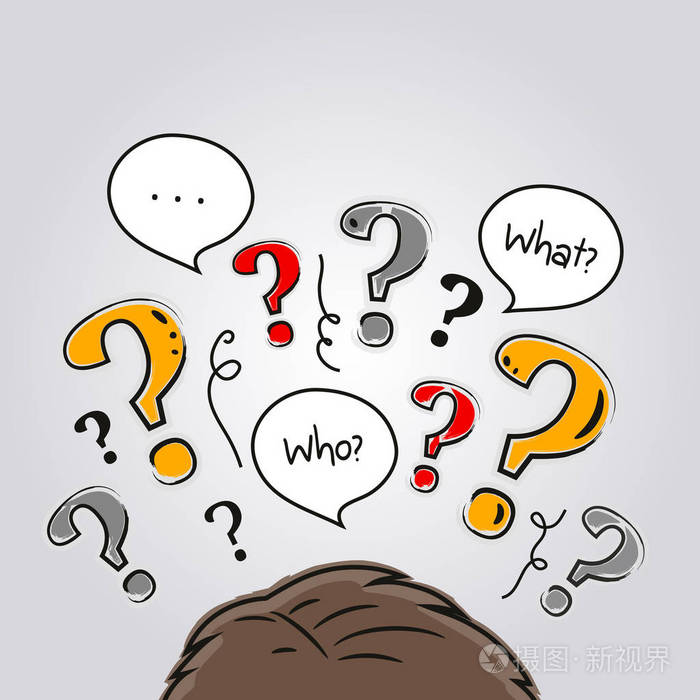 人的头有很多问题