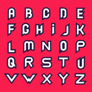 字母 Abc 颜色标志