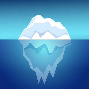 冰山矢量图照片