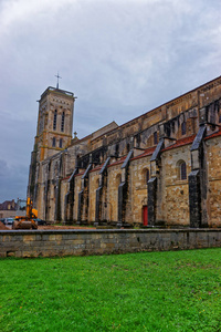 法国勃艮第 franche comte 地区的 vezelay 修道院