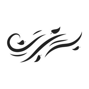 可编辑的降,风,暴风雪和其他图标元素集