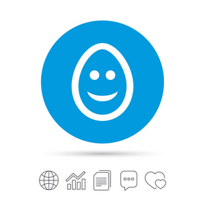 微笑蛋脸标志图标