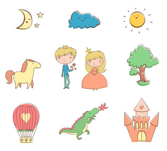 美丽的公主和王子照片