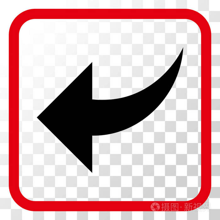 撤消在框架中的矢量图标