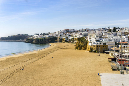 宽, 沙滩在阿尔加维, 阿尔加维, 葡萄牙