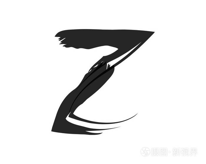 优雅的传统抽象z字母表符号,适合标志