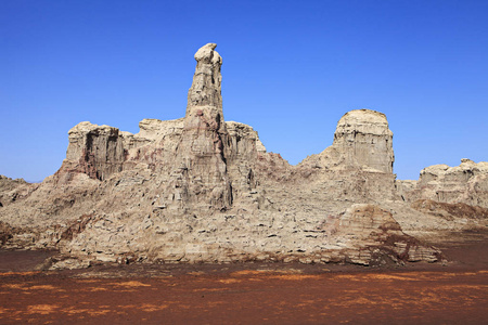 埃塞俄比亚河谷 dallol 附近