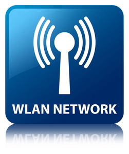 Wlan 网络蓝色方形按钮