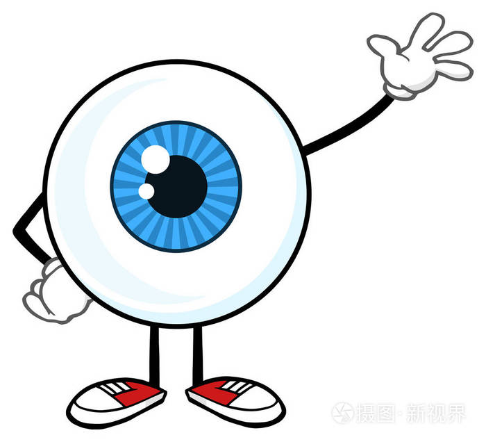 眼球卡通人物
