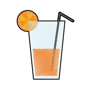 柑桔汁图标图像